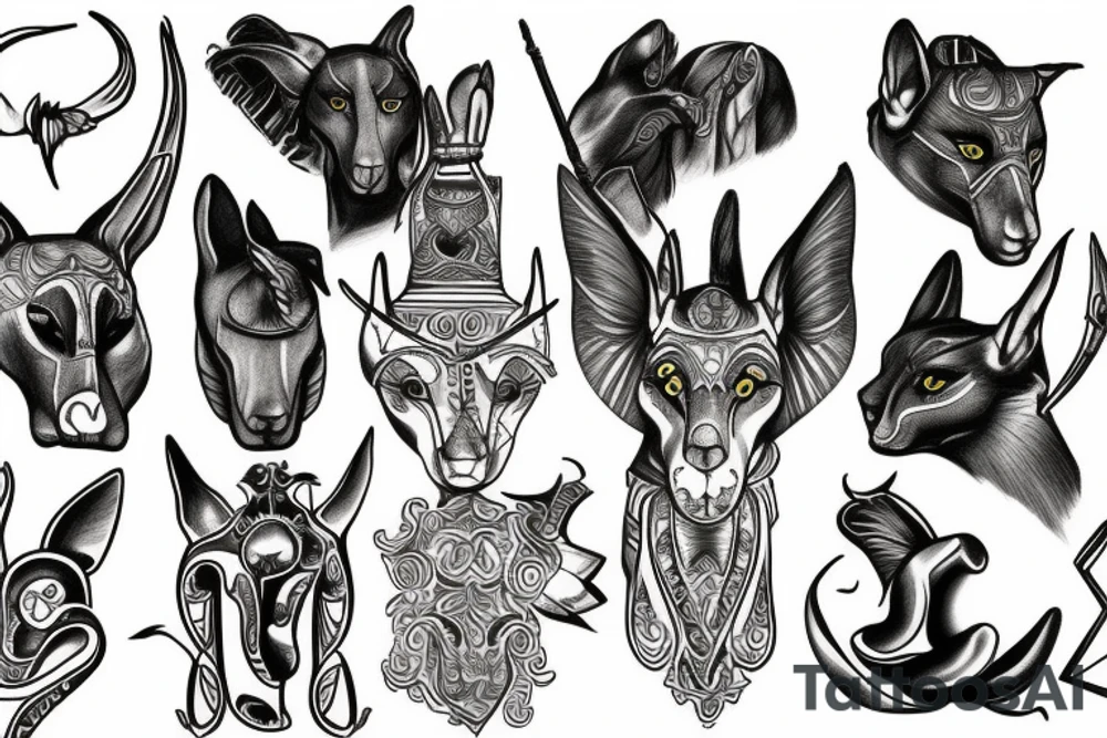Anubis tattoo idea