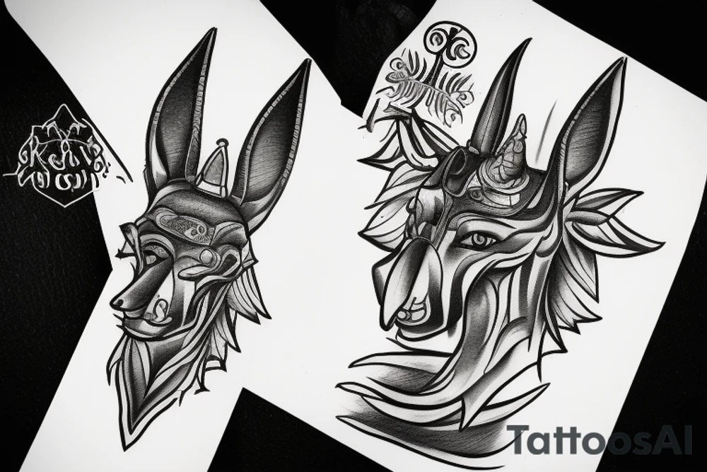 Anubis tattoo idea