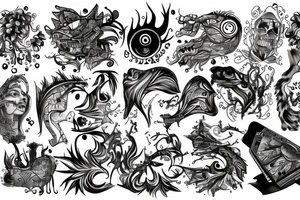 Schizophrenia tattoo idea