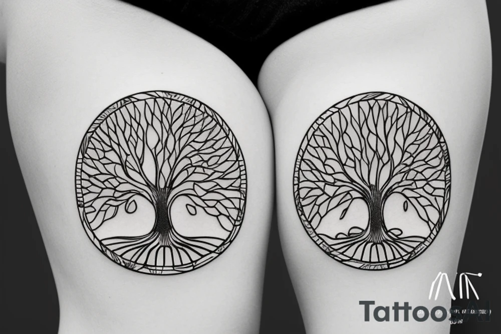 tree of life, tortoise tattoo idea