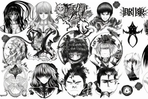 a tattoo from the anime Berserk tattoo idea