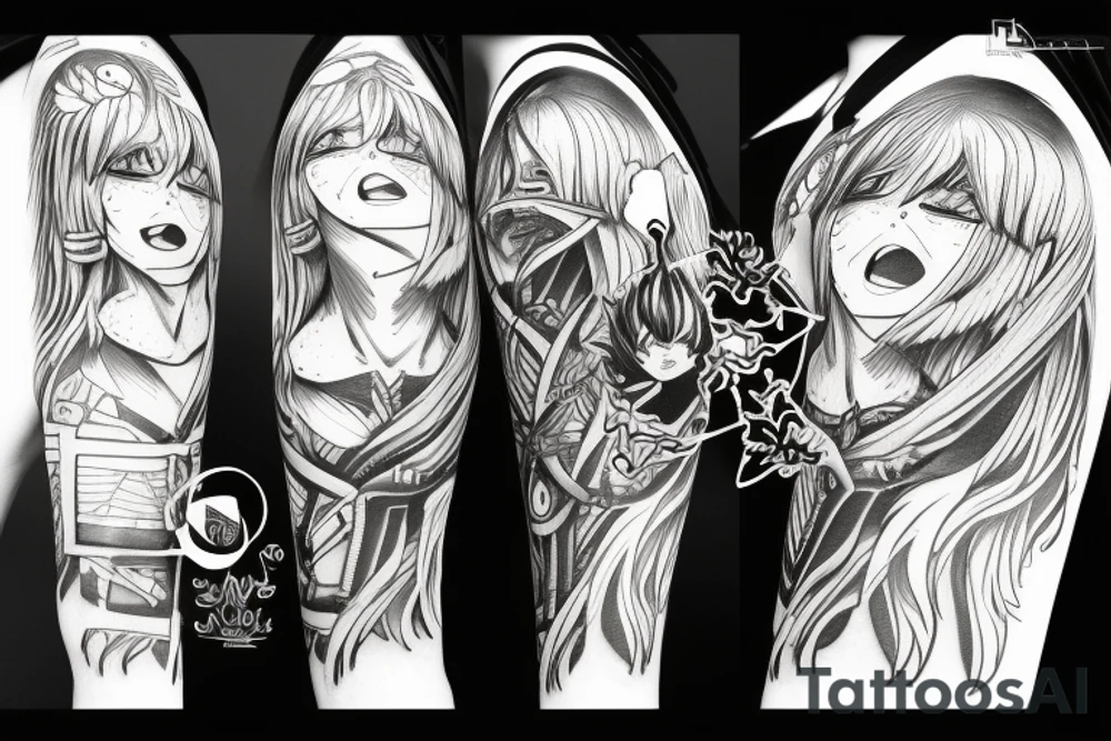 a tattoo from the anime Berserk tattoo idea