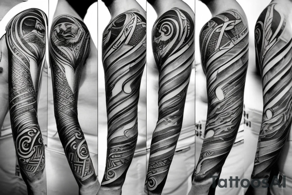 Brothers Ancient Greek gods tattoo idea