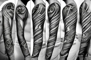 Brothers Ancient Greek gods tattoo idea