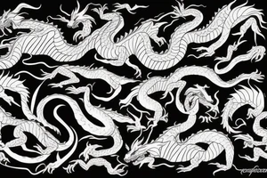 Dragon Samurái tattoo idea