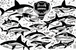 Shark tattoo idea
