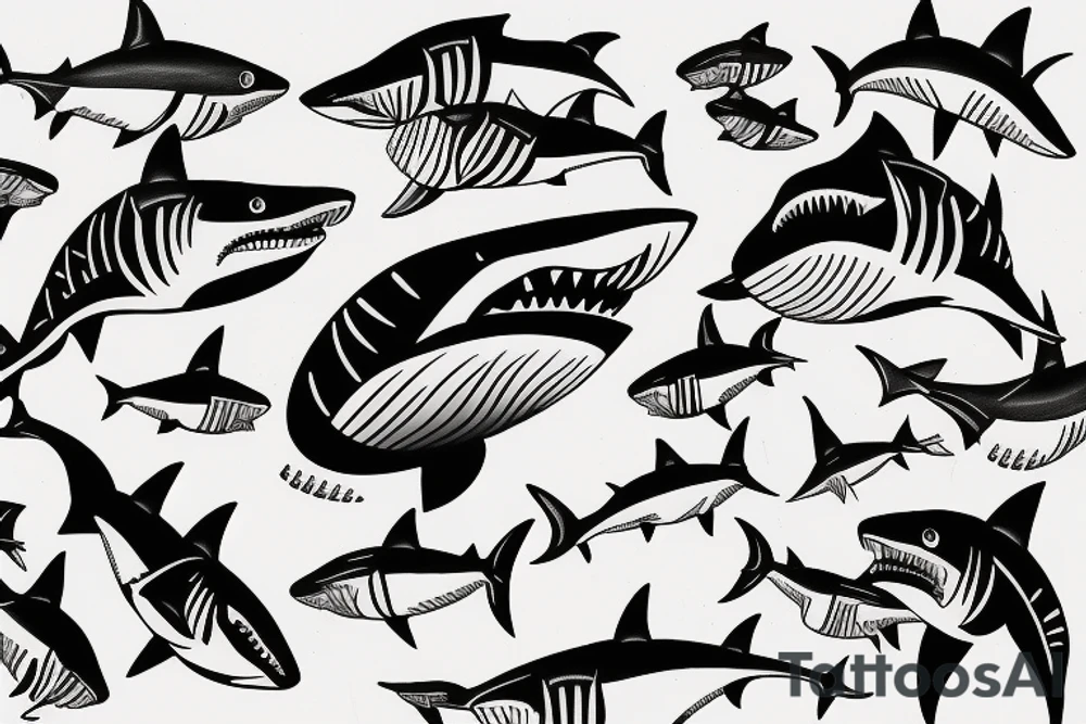 Shark tattoo idea