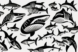 Shark tattoo idea