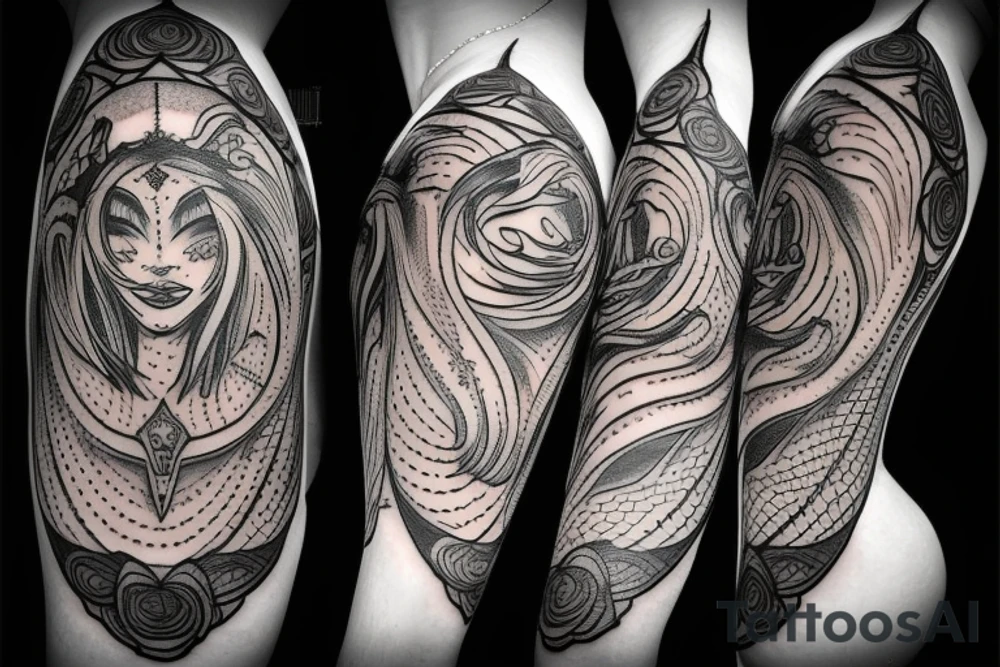 witchy tattoo tattoo idea