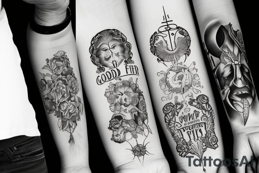 Family is forever but god is eternal tattoo idea