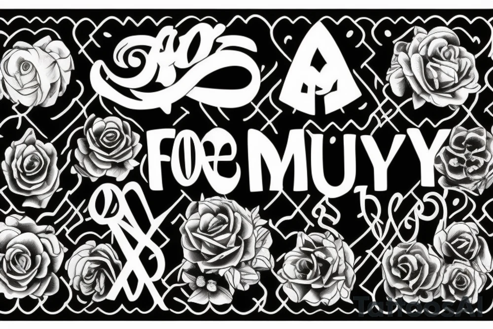 Family is forever but god is eternal tattoo idea