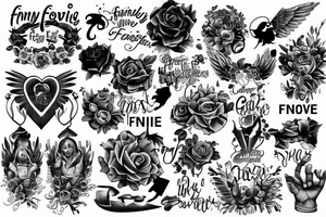 Family is forever but god is eternal tattoo idea