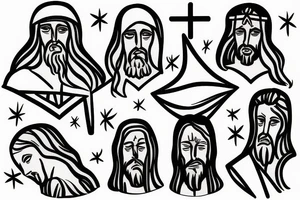 Jesus calming the storm tattoo idea