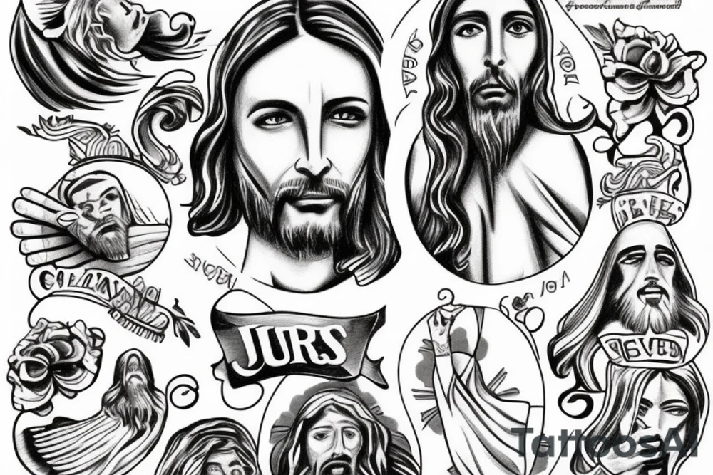Jesus calming the storm tattoo idea