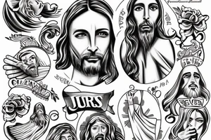 Jesus calming the storm tattoo idea