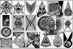 Geometric Christian Tatoos tattoo idea