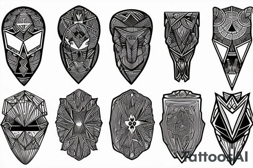 Geometric Christian Tatoos tattoo idea