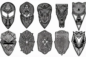 Geometric Christian Tatoos tattoo idea