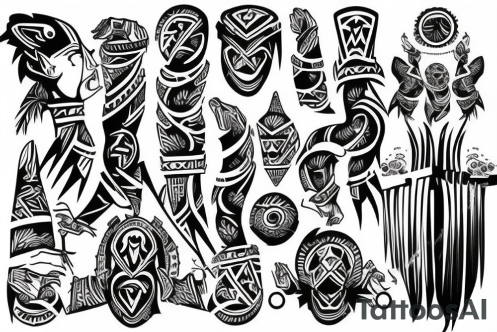 Brotherhood, Business, Respect, Support tattoo idea