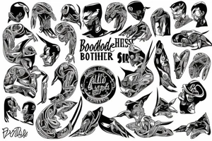 Brotherhood, Business, Respect, Support tattoo idea