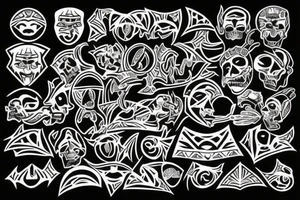 good times and bad times tattoo idea