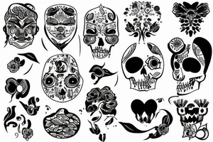 dupa cycki tattoo idea