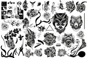kwiaty tattoo idea