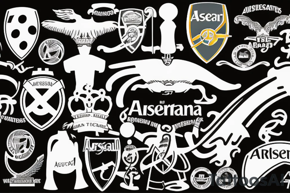 Arsenal Real Madrid tattoo idea