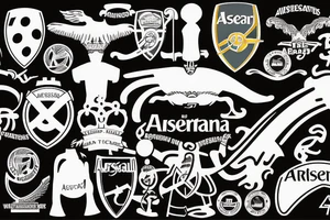 Arsenal Real Madrid tattoo idea