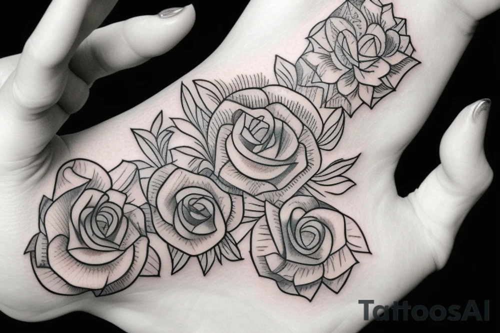 Tatto on finger tattoo idea