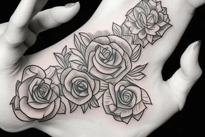 Tatto on finger tattoo idea