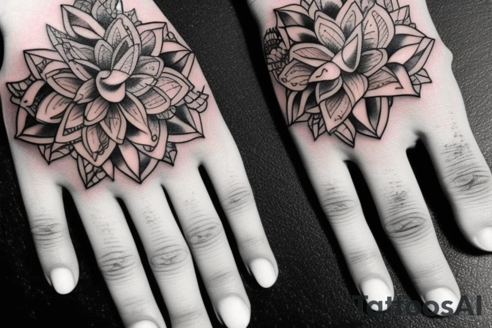 Tatto on finger tattoo idea