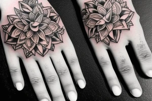 Tatto on finger tattoo idea