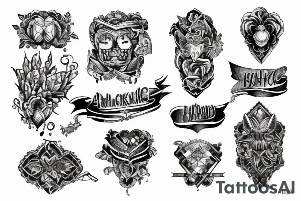 Armband high tattoo idea