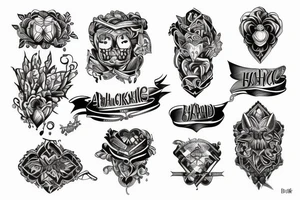 Armband high tattoo idea