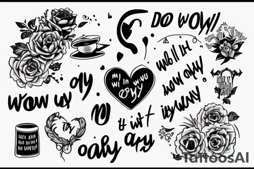 a phrase that say 'do it anyway in my own way' tattoo idea