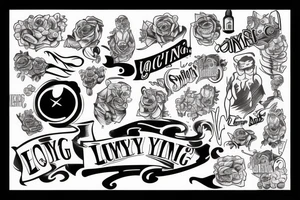 Yourng guy leaving his family tattoo idea