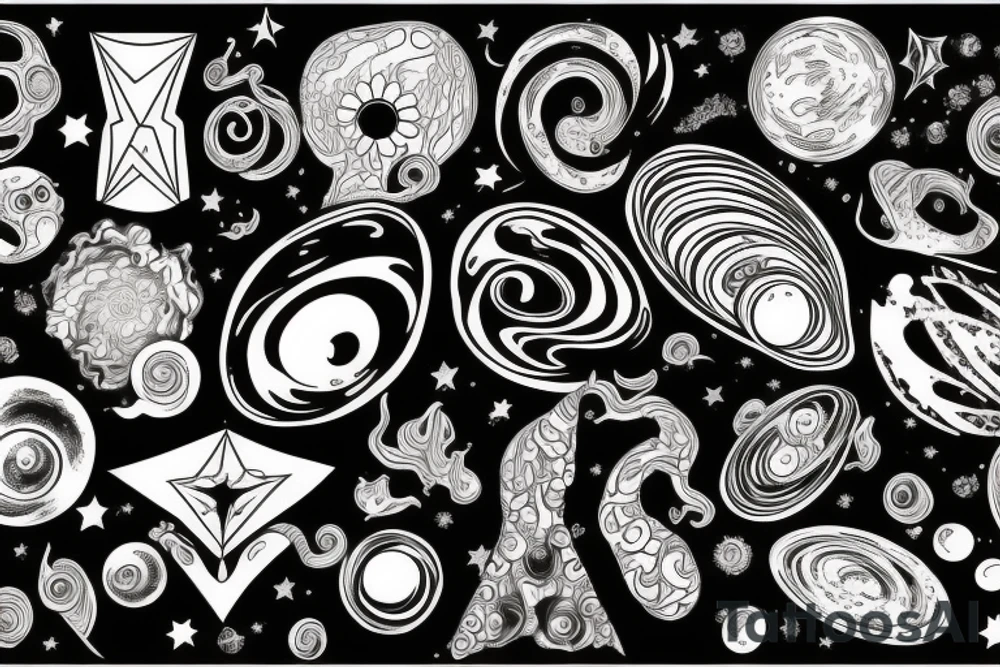 galaxy tattoo idea