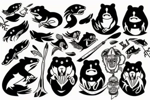 Beaver eaters club tattoo idea