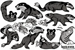 Beaver eaters club tattoo idea