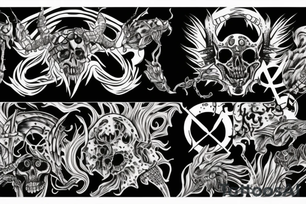 Kymera apocalypse biohazard tattoo idea