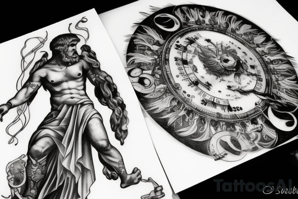 Space, Roman gods tattoo idea