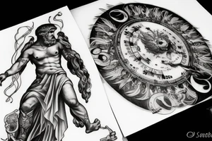 Space, Roman gods tattoo idea