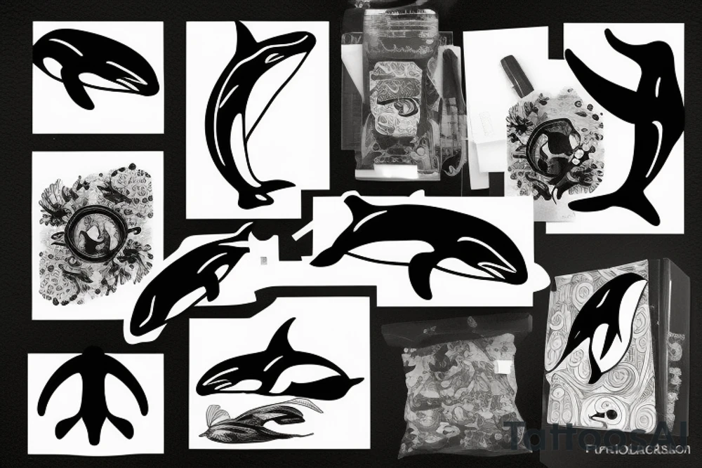 Killer whale tattoo idea