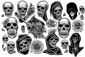 grim reaper tattoo idea