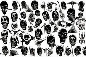 grim reaper tattoo idea