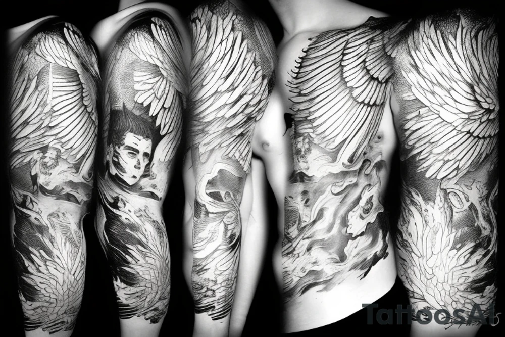 Icarus Falling tattoo idea