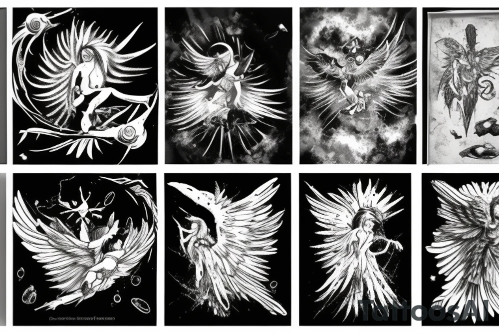 Icarus Falling tattoo idea