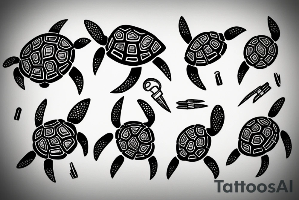 Turtle tattoo idea