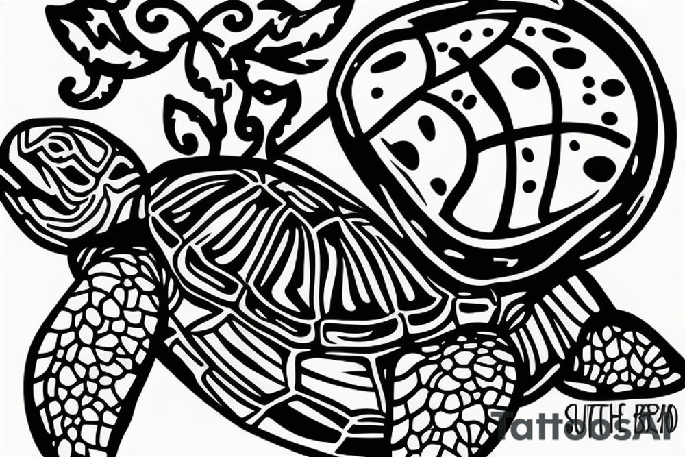 Turtle tattoo idea